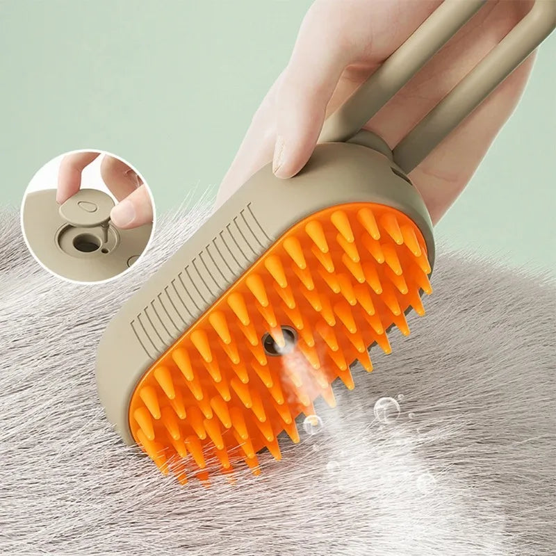 Hair removal brush for cats and dogs