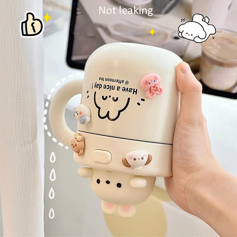 Kawaii Bear Coffee Thermal Cup