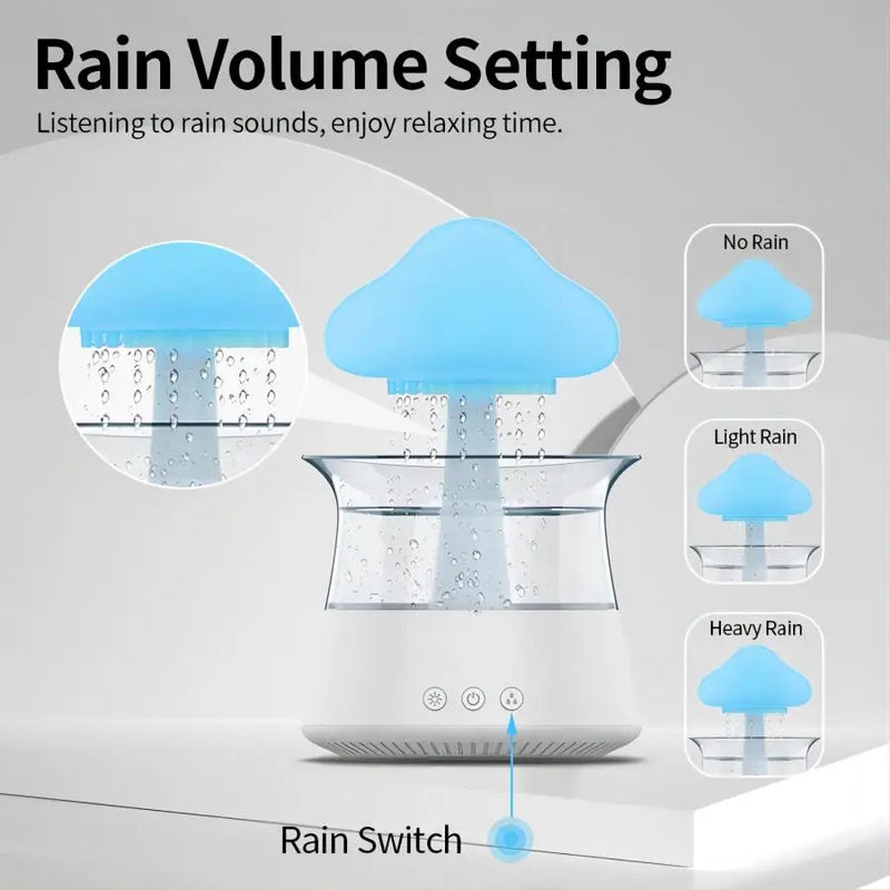 Relax Cloud Rain Diffuser Humidifier