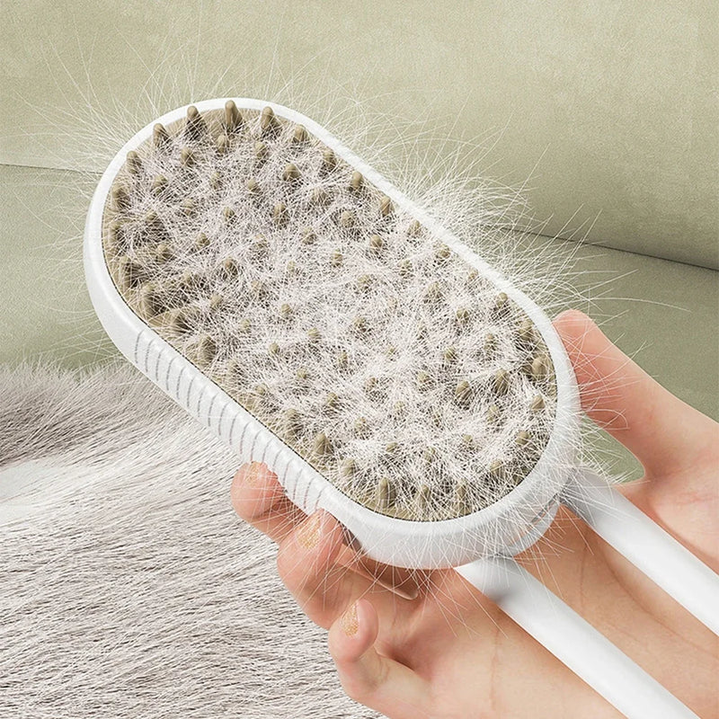 Hair removal brush for cats and dogs