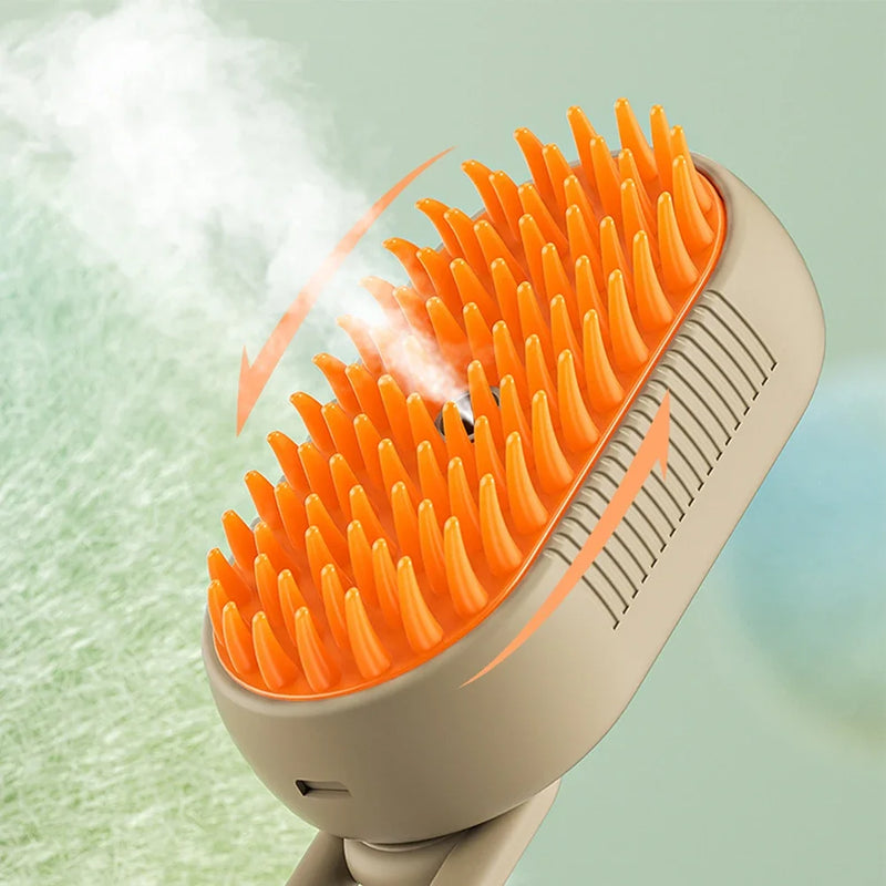 Hair removal brush for cats and dogs