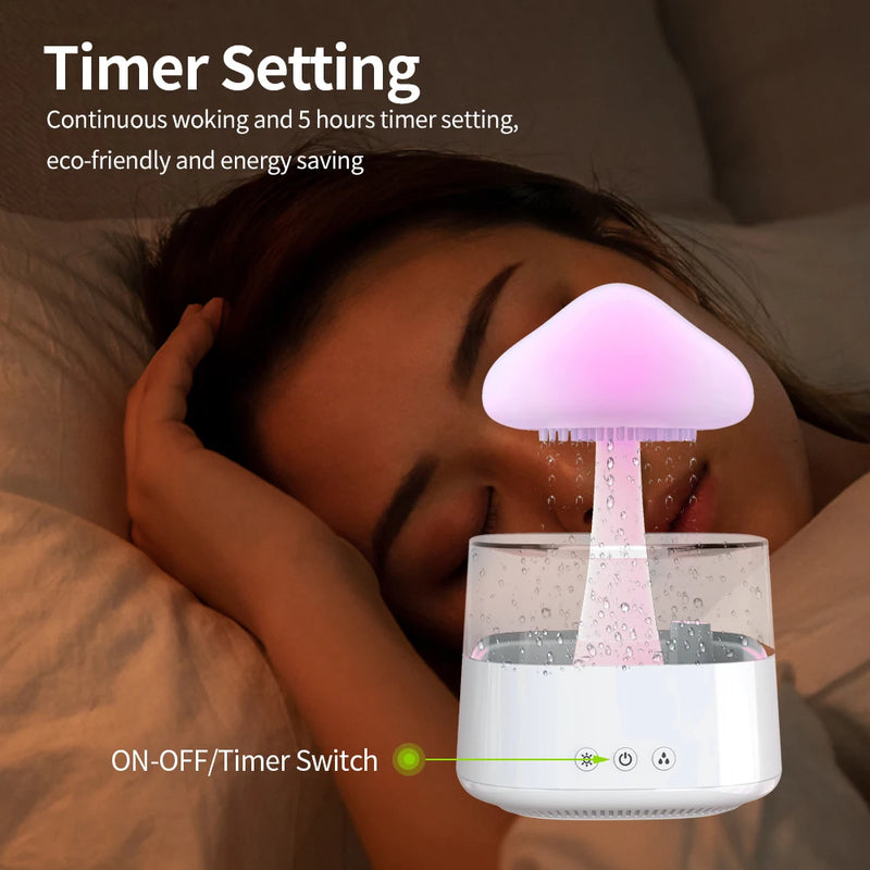 Relax Cloud Rain Diffuser Humidifier