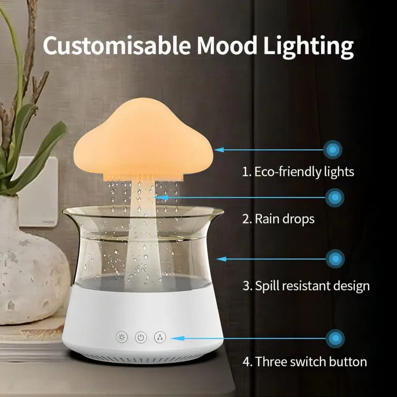 Relax Cloud Rain Diffuser Humidifier