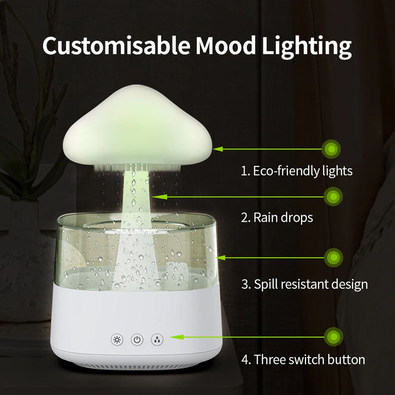 Relax Cloud Rain Diffuser Humidifier