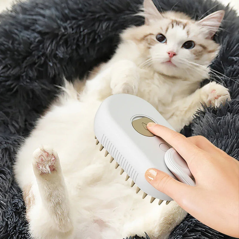 Hair removal brush for cats and dogs