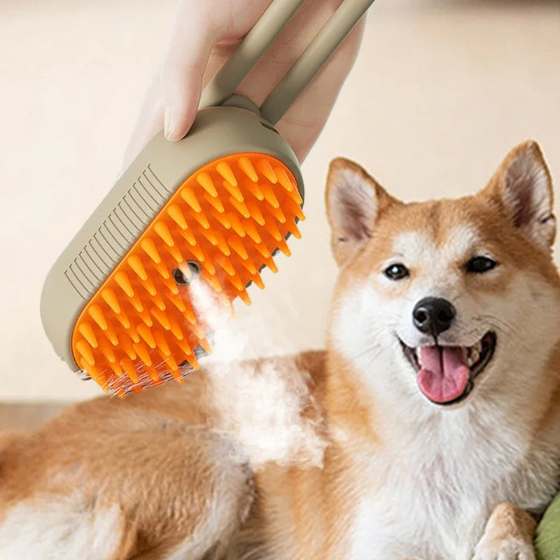 Hair removal brush for cats and dogs