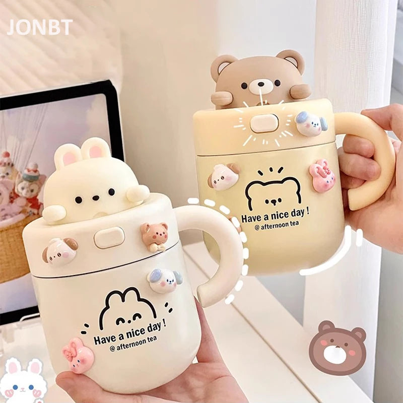 Kawaii Bear Coffee Thermal Cup