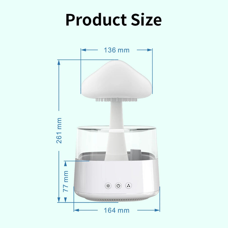 Relax Cloud Rain Diffuser Humidifier