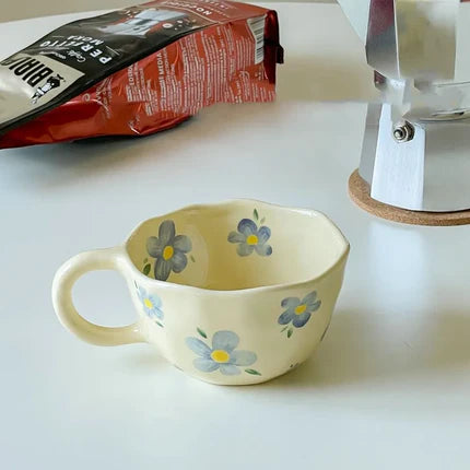 Hand painted ceramic mugs