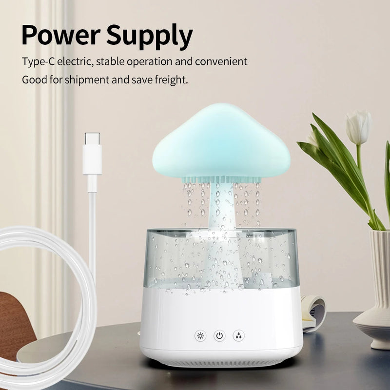 Relax Cloud Rain Diffuser Humidifier