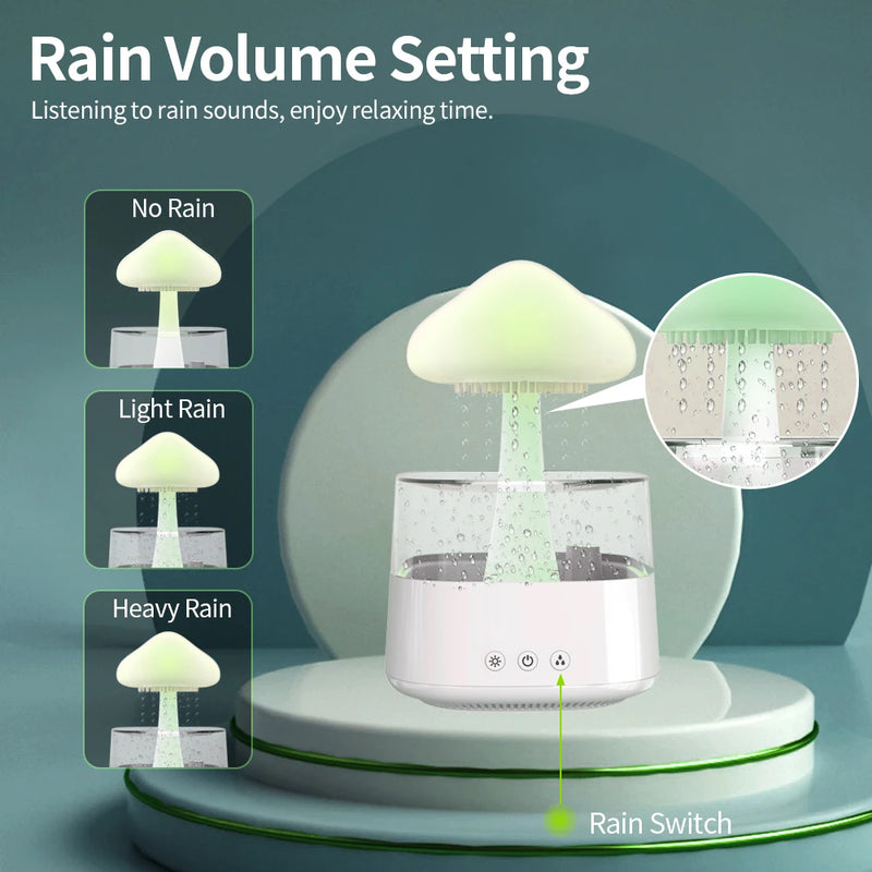 Relax Cloud Rain Diffuser Humidifier