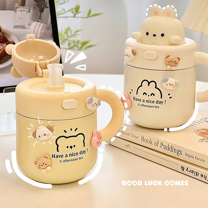 Kawaii Bear Coffee Thermal Cup