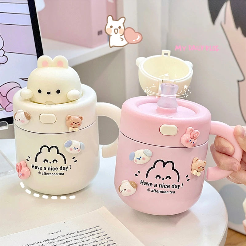 Kawaii Bear Coffee Thermal Cup