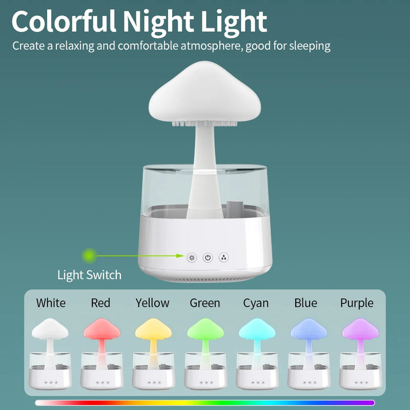 Relax Cloud Rain Diffuser Humidifier