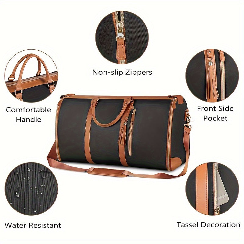 Foldable Travel Luggage with Large Suit Bag